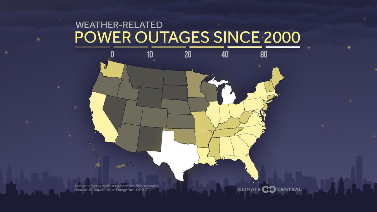 Power OFF Extreme Weather and Power Outages Climate Central